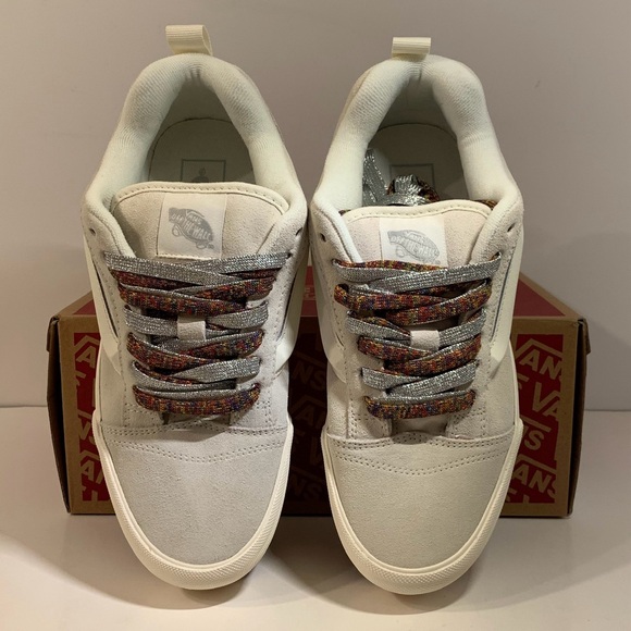 BRAND NEW] VANS KNU STACK WHITE MULTI-COLOR LACES WOMENS SHOES SIZE 8.5 SNEAKERS - Picture 6 of 10